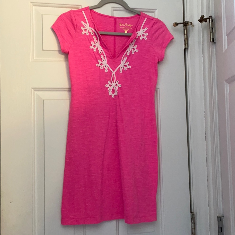 BARBIE SUMMER Lilly Pulitzer Barbie Pink & White Cotton Sundress